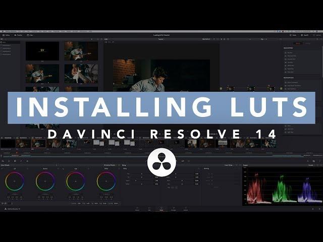 How to INSTALL LUTs in DaVinci Resolve