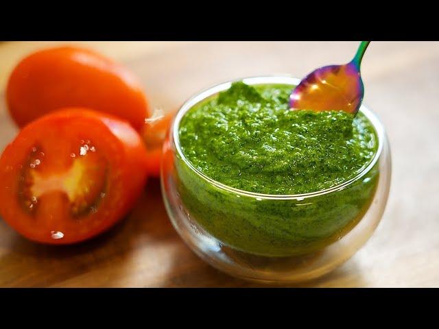 Green sauce is the BEST way to prepare greens without freezing! Parsley and dill sauce