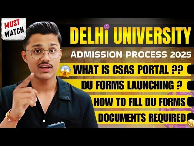 CUET 2025 : HOW TO APPLY FOR DELHI UNIVERSITY | DELHI UNIVERSITY ADMISSION PROCESS 2025