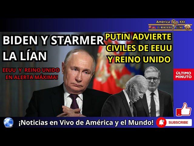 MINUTO A MINUTOPUTIN ADVIERTE A CIVILES DE EEUU Y DEL REINO UNIDO! (EN ESPAÑOL)