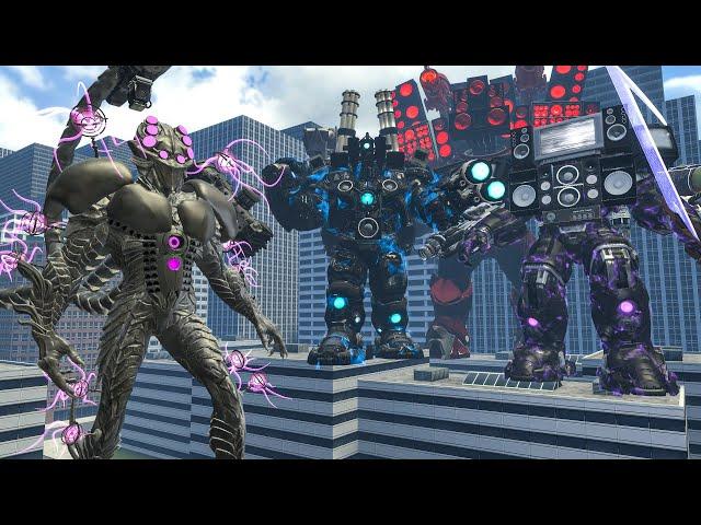 COUNTER TITAN VS SUPER UPGRADED TITAN CAMERAMAN/SPEAKERMAN AND TV MAN! Who Is Stronger? Garry's Mod