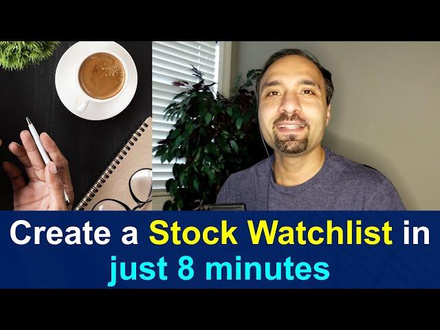 Create a free Stock Tracker and Watchlist Quickly (Under 8 minutes)