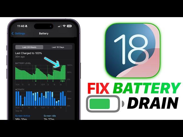 iOS 18 - FIX Battery DRAIN on iPhone!