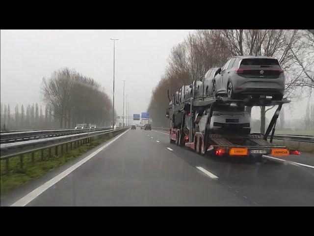 Dashcam Beelden Bavel: A27 Knooppunt Sint-Annabosch 》Knooppunt Hooipolder 》Knooppunt Everdingen.