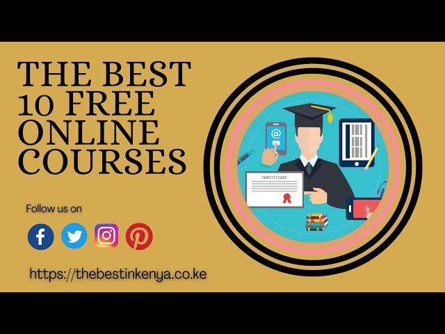 The Best Free Online Courses (with Certificates)