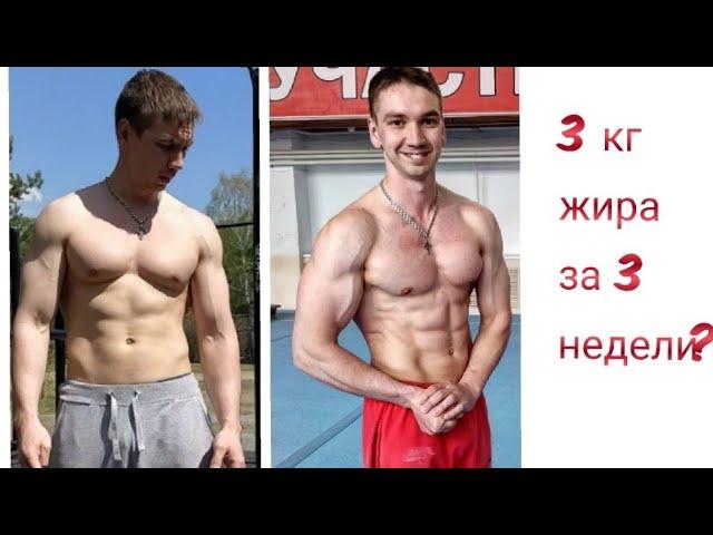 Как сжечь 3 кг жира за 3 недели? План питания и БЖУ