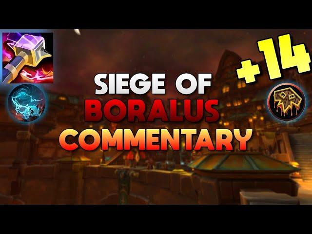 +14 Siege Of Boralus Commentary/Walkthrough/Tips | Enhancement Shaman | War Within Season 1