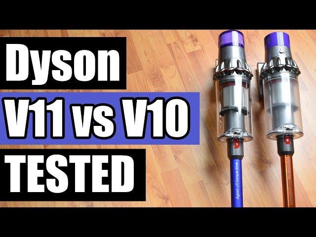 Dyson V11 vs V10 Cordless Vacuum TESTS / REVIEW / COMPARISON