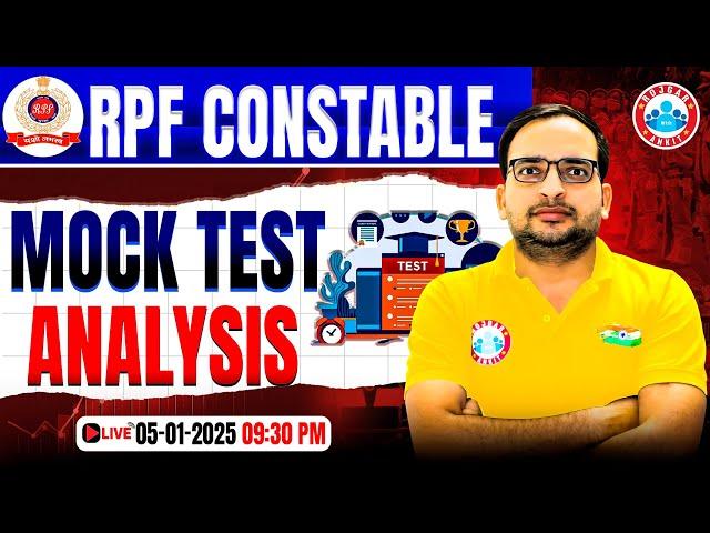 RPF Constable Mock Test 2024 | RPF Mock Test Analysis (5 Jan) | Railway Mock Analysis By Ankit Sir