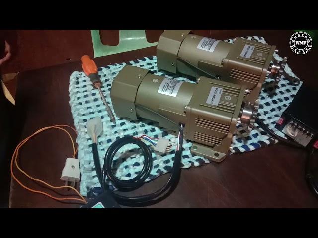 Electric Gear Motor 90 Watts 220VAC with Speed Controller