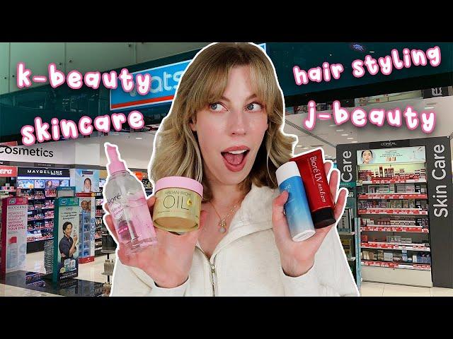 What I Bought in Singapore's 'Drugstore'  K-Beauty & J-Beauty  Skincare, Hair & Makeup Haul