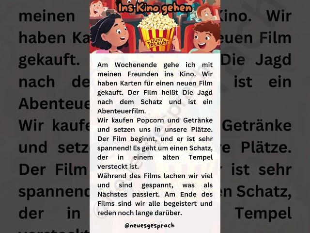 A Short Story in German: Listen and Learn (7) #deutschlernen #deutsch #neuesgesprach #lernen #shorts