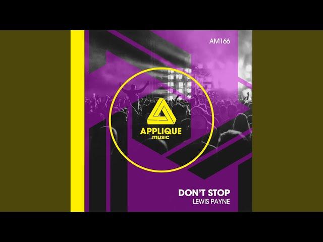 Don't Stop (Original Mix)