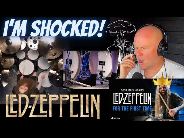 Drum Teacher Reacts: Metal Drummer Hears Led Zeppelin For The First Time | 66Samus BLEW MY MIND!