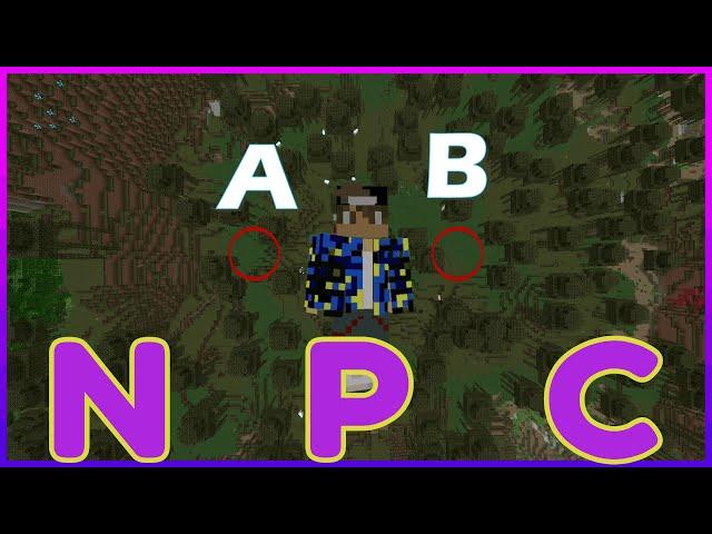 Как Сделать Телепорт С Помошью NPC ? | Minecraft