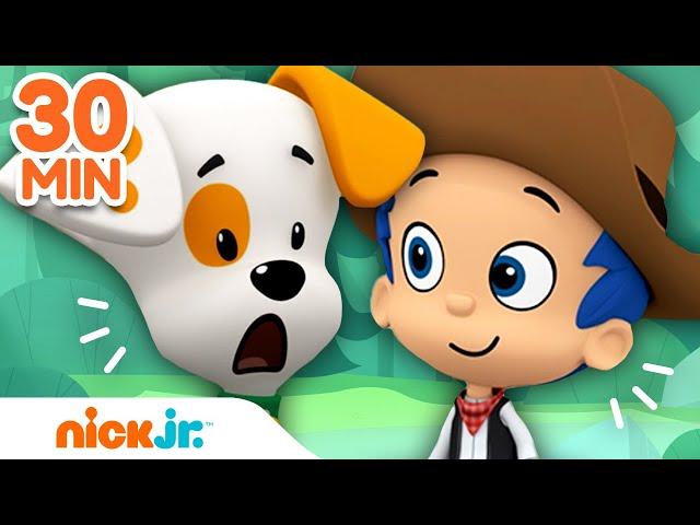 Гуппи и пузырики | 30 МИНУТ приключений Щенка Пузырька! | Nick Jr. Cyrillic