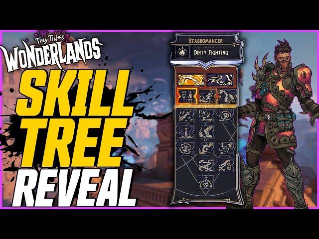 STABBOMANCER SKILL TREE REVEAL! Insane Capstone! // Tiny Tina's Wonderlands