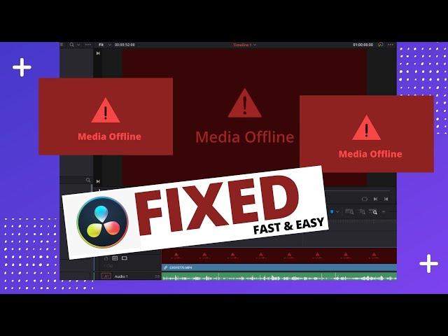 How to Fix Davinci Resolve 16 Media Offline Fast and Easy.