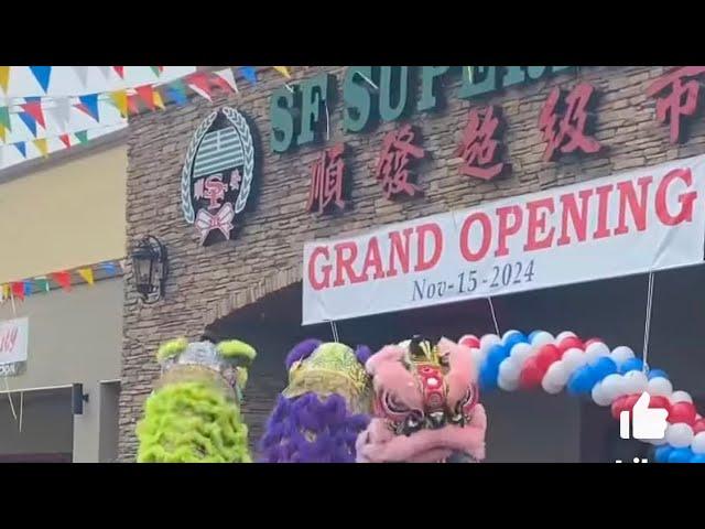 SF Market Grand Opening FULL Vid #SF #sfmarket #asianstore