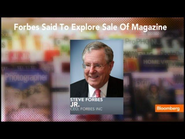 Forbes Media Exploring Sale of Namesake Publication