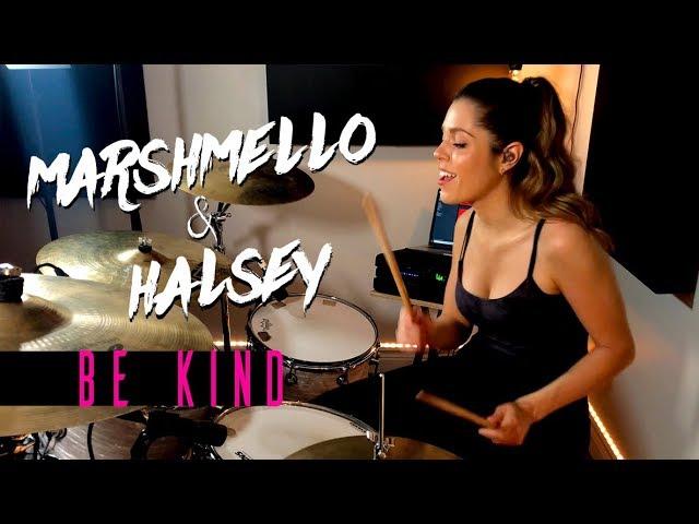 Marshmello & Halsey - Be Kind | DRUM COVER Domino Santantonio