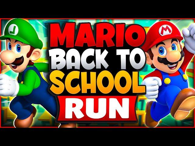 Mario Back to School Run | Brain Break | Just Dance | Freeze Dance | Danny Go Noodle | Brain Breaks