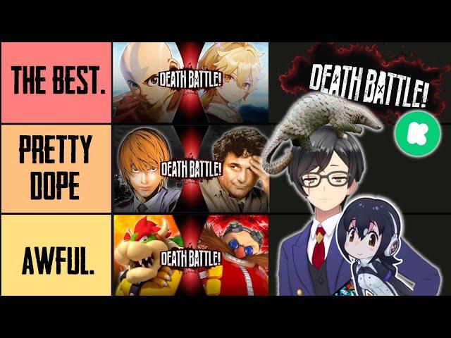 Ranking the DEATH BATTLE! Kickstarter Matchups