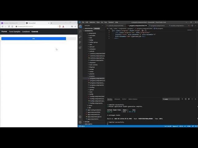 #14 Bootstrap 5 Progress bar with Angular 11