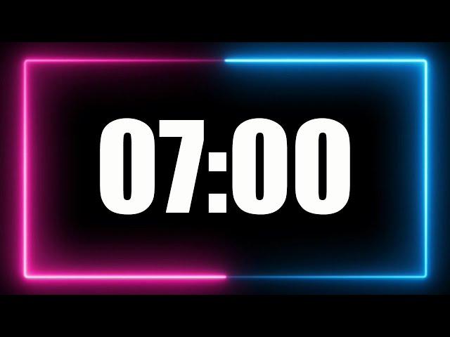 7 Minute Timer with alarm (no music).