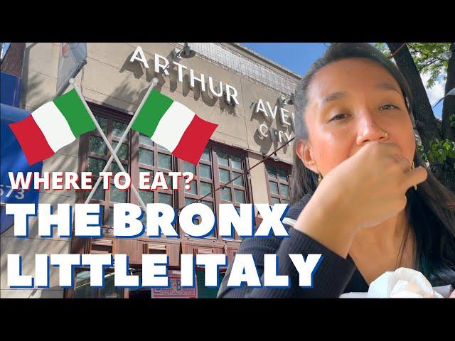 WHERE TO EAT ON ARTHUR AVE | The Bronx Little Italy Food Tour | NYC Food Vlog