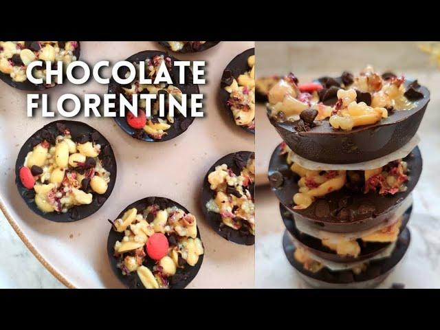 ऐसी dry fruits से भरी chocolate की रेसिपी पहले कभी नई बनाई होगी | Chocolate florentine