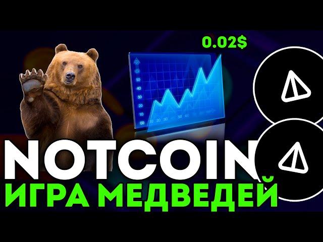 NOTCOIN МЕДВЕДИ УЖЕ В ИГРЕ! ЧТО ДАЛЬШЕ? - НОТКОИН СЕГОДНЯ