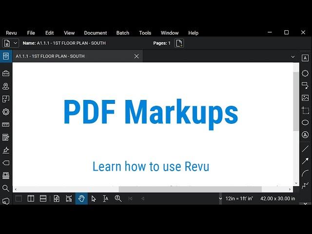 Bluebeam Revu: PDF Markups