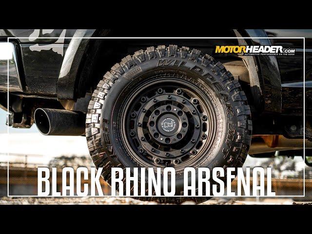 Black Rhino Arsenal wheels from MotorHeader India