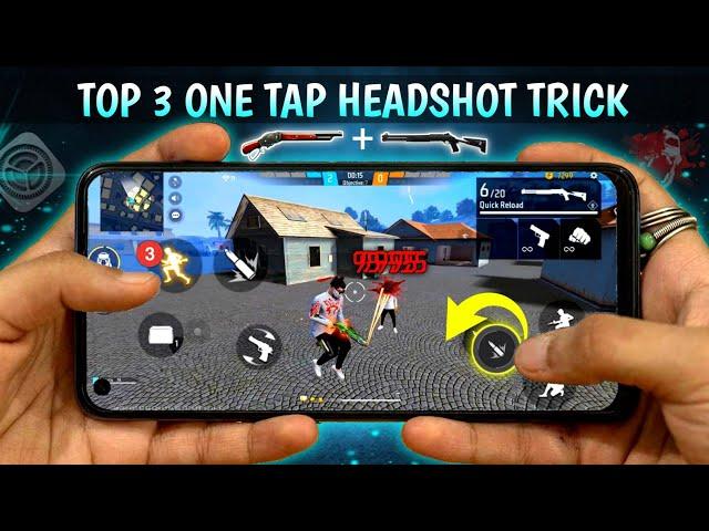 New One Tap Headshot Trick Handcam [ M1887 + M1014 ] New Headshot Setting Free Fire ~