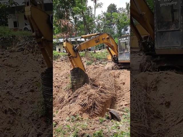 CATERPILLAR EXCAVATOR AT WORK #221 #shorts