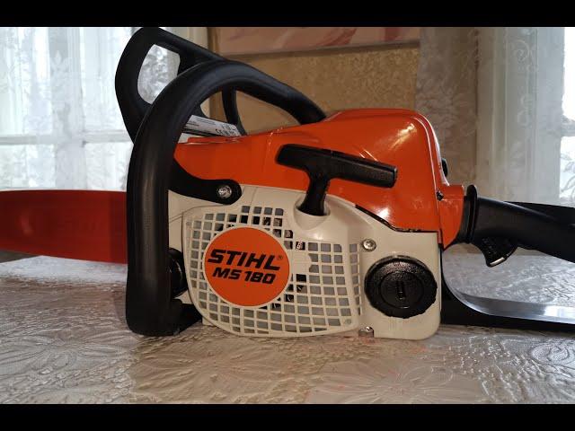 НУЛЕВАЯ БЕНЗОПИЛА STIHL MS-180/2021Г. СБОРКА ИЗ КОРОБКИ И ПЕРВЫЙ ЗАПУСК!