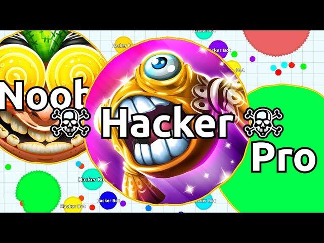 NOOB vs PRO vs HACKER in Agar.io