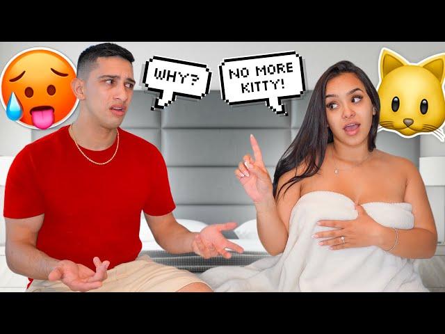 NO “KITTY” UNTIL WE’RE MARRIED PRANK ON FIANCE! *UNEXPECTED REACTION*