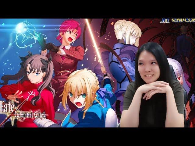 Fate/Unlimited Codes Supers and EX Moves REACTION