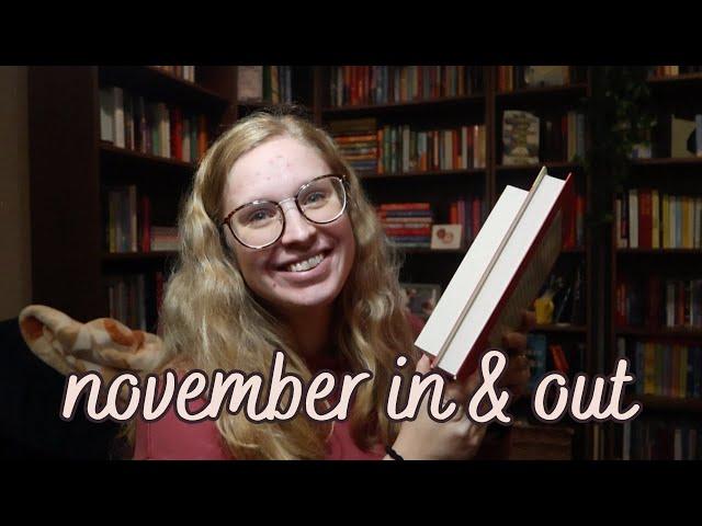 BOOK HAUL (& UNHAUL) || November In & Out