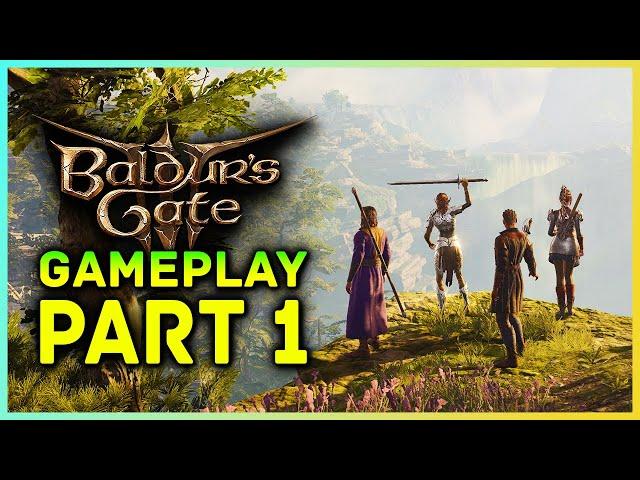 Baldur's Gate 3 - Gameplay Walkthrough Part 1 4K FULL Game | 40 Minutes Of Gameplay (PC 2023)