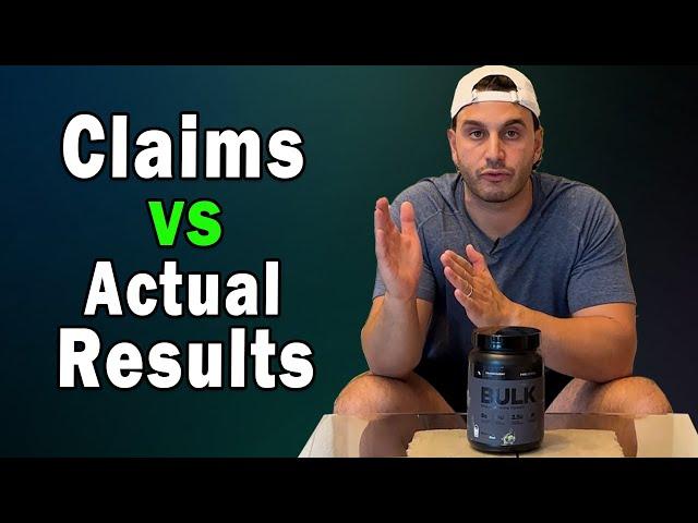 Transparent Labs BULK BLACK Review: 30-Day Results