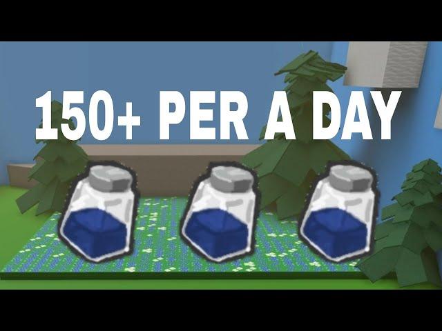 Natro Macro Setting For Blueberries 150+ blue extract Per A Day | Bee Swarm Simulator | Blue hive