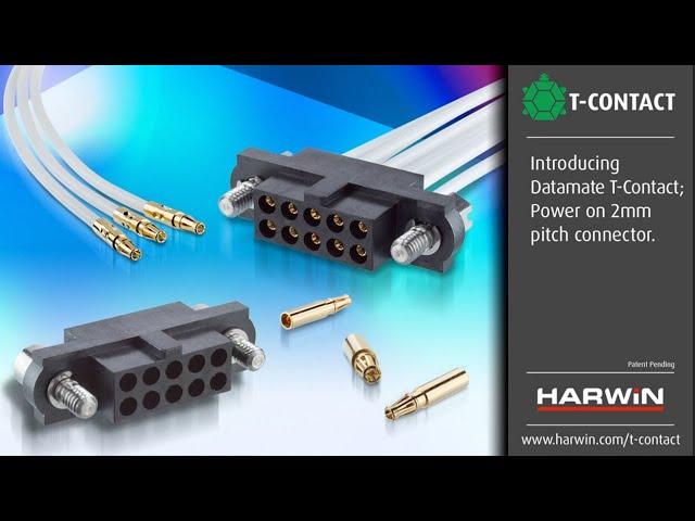 High Reliability power on 2mm pitch connector ǀ Datamate T-Contact