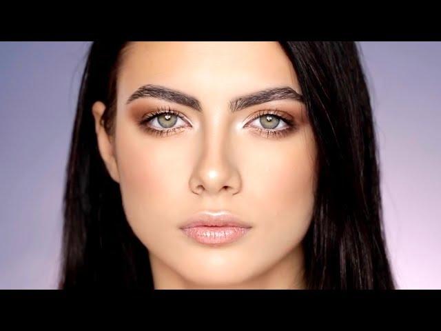 SOFT BRONZY LOOK FOR GREEN EYES | ALI ANDREEA