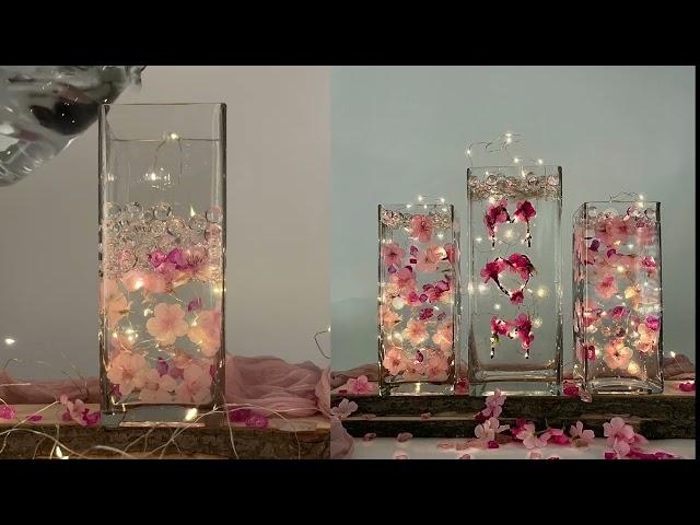 Floating Cherry Blossoms Vase Decoration Tutorial