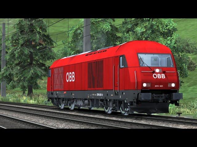 Diesellokmotive ÖBB RH 2016 (ES ER20) Aufrüsten mit anschließendem SIFA Test Train Simulator 2016