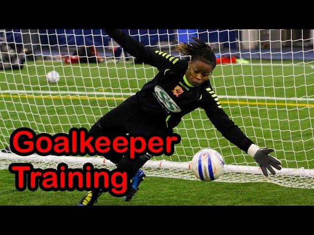 Goal keeper training session with Guiseppe Weller and Adrian Tomas