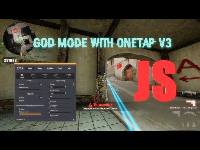 GOD MODE with onetap v3. UNHITTABLE AA /ТОП  ОБНОВА JS/LAGSYNC / *SWITCH-JITTER* (Купить в описании)